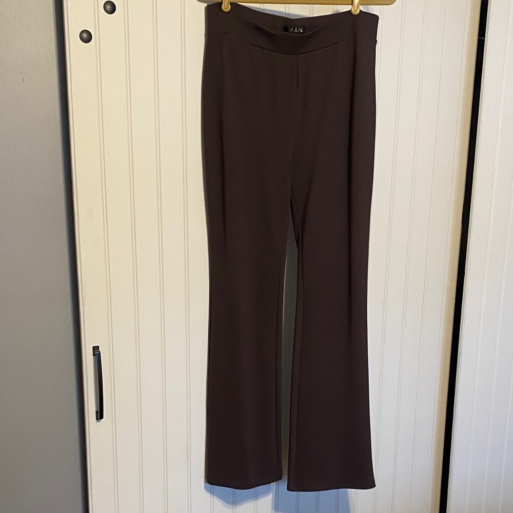 Iman Global 360 Ponte Chocolate Flare Pants